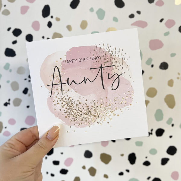 Happy Birthday Aunty Card | N095