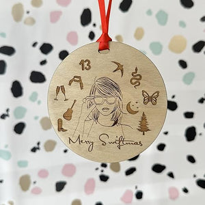 Taylor Swift Christmas Bauble