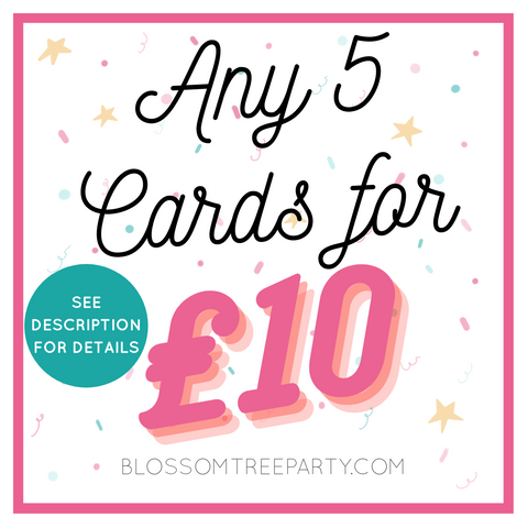 5 Cards for £10