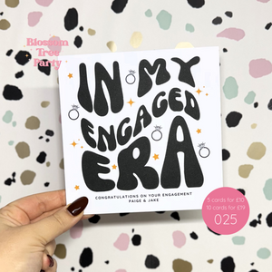 In my Engaged Era | Happy Engagement Card