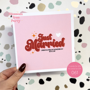 Retro Wedding card | 061