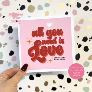 Retro Wedding card | 055