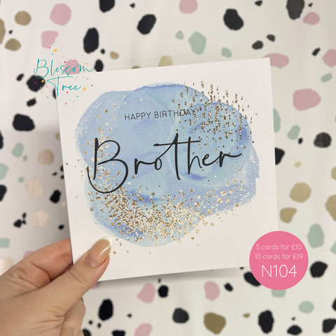 Happy Birthday Brother Card | N104