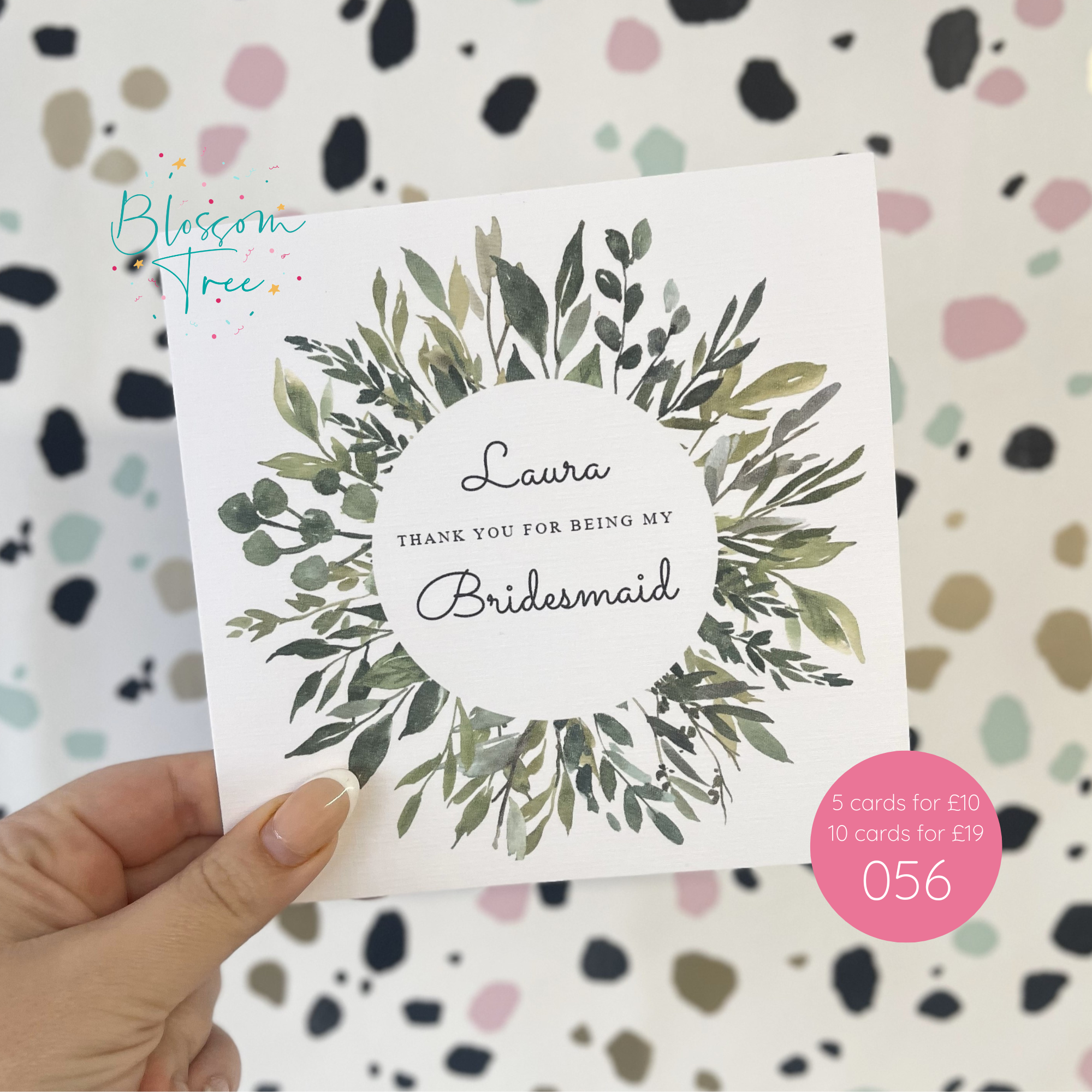 Thank you for being my Bridesmaid Card | 056