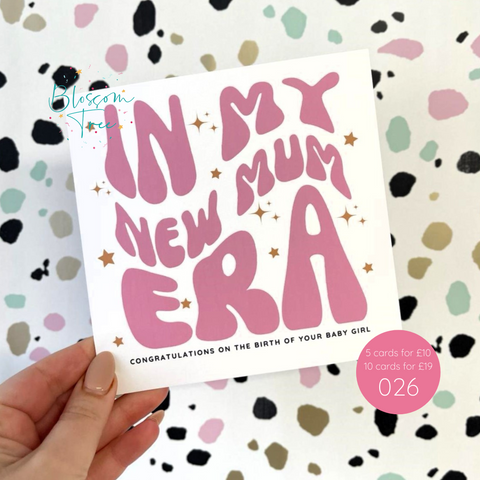 In my New Mum Era | Congratulations on the birth of baby Card