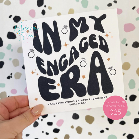 In my Engaged Era | Happy Engagement Card