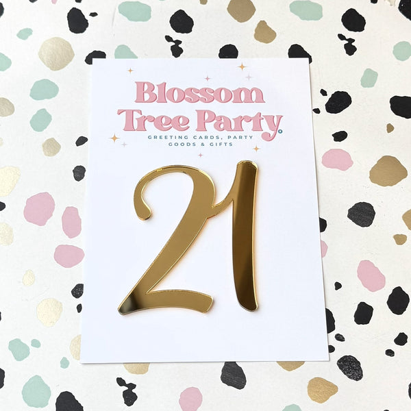 Acrylic Number Charm | 21