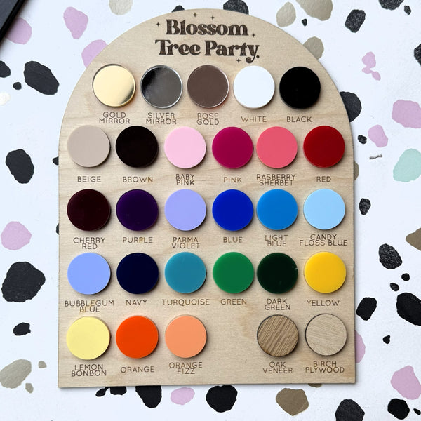 Custom Number Cupcake Toppers – Times New Roman Font | Gold Acrylic or Custom Colour