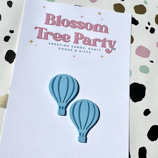 Hot Air Balloon Cake Decorations – Baby Shower & Birthday Cupcake Toppers