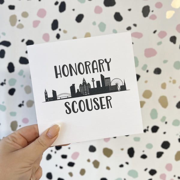 Scouse Humour Card | Honorary Scouser | Ref: 129