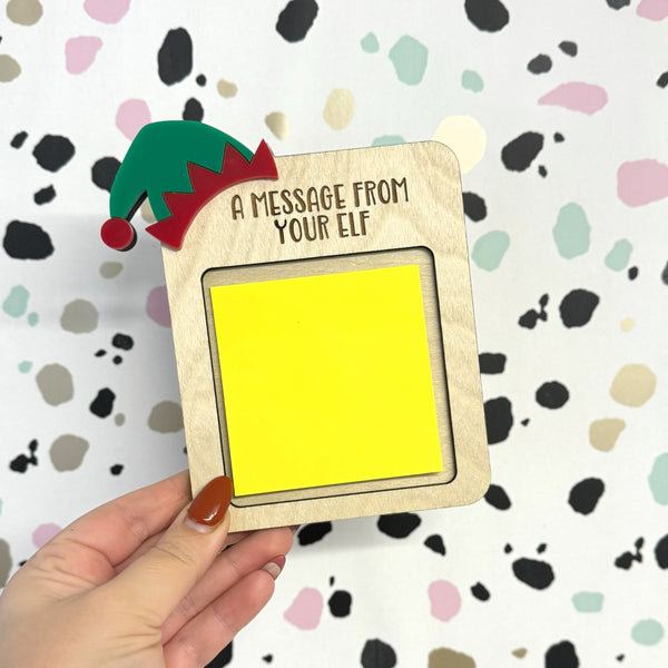 Elf Post It Note Holder