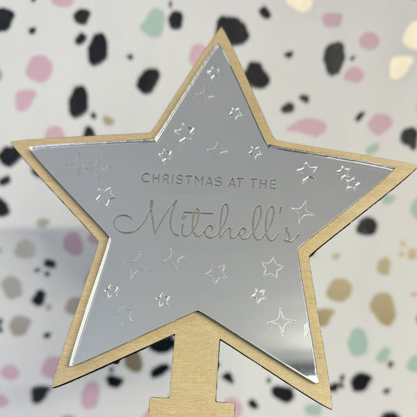 Personalised Christmas Tree Topper