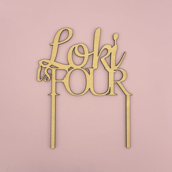 Personalised Birthday Cake Topper