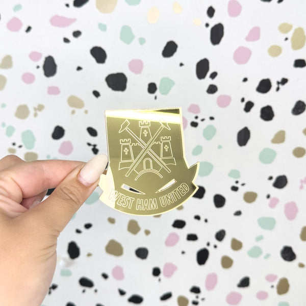 West Ham Football Cake Topper Charm