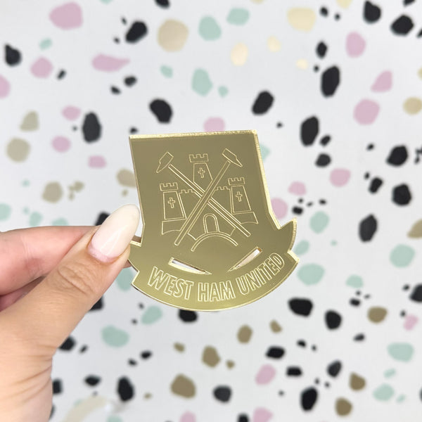 West Ham Football Cake Topper Charm