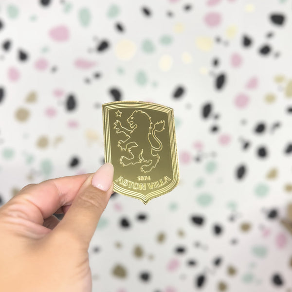 Aston Villa Cake Topper Charm