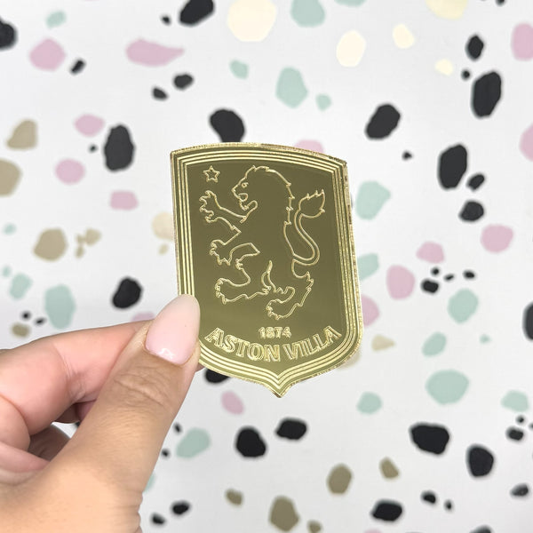 Aston Villa Cake Topper Charm