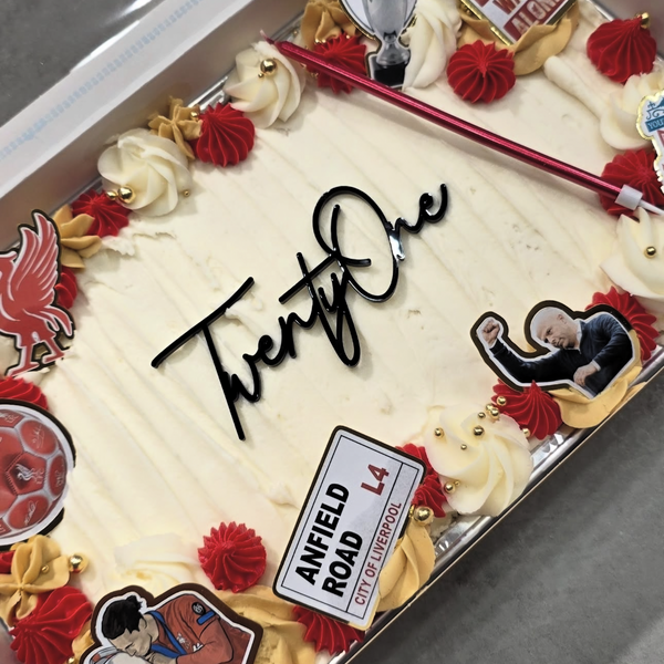 Twenty One Cake Topper