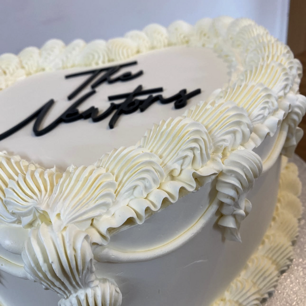 Custom Name Cake Topper Acrylic | Personalised Lay Flat Cake Topper | Script Name Cake Topper | Birthday Wedding Cake Topper | 5 Inch