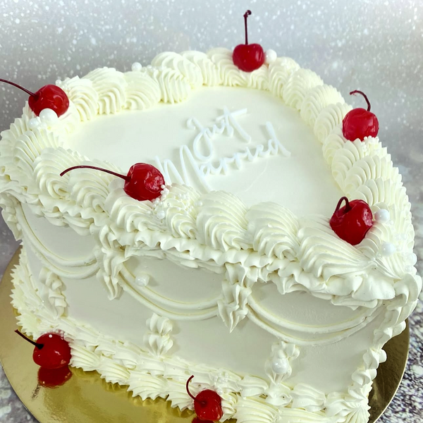 Just Married Cake Topper Acrylic