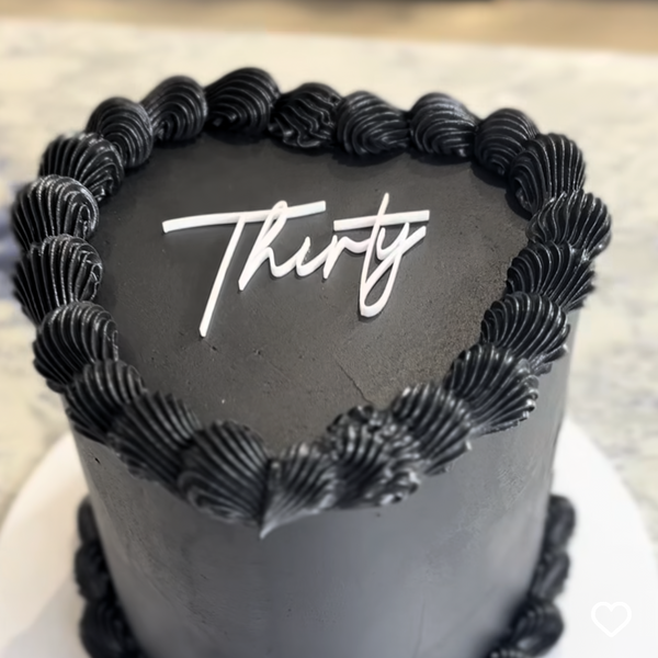 Thirty Cake Topper