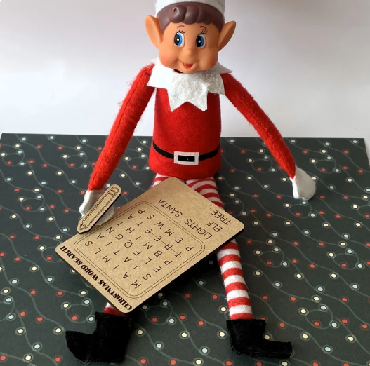 Elf Wordsearch Game Prop