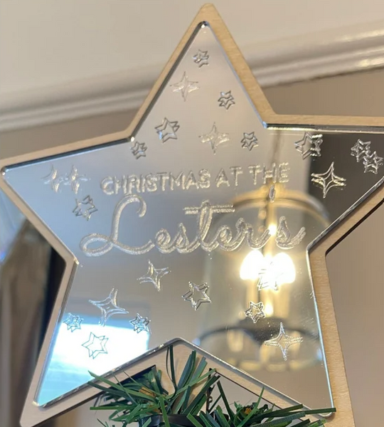 Personalised Christmas Tree Topper