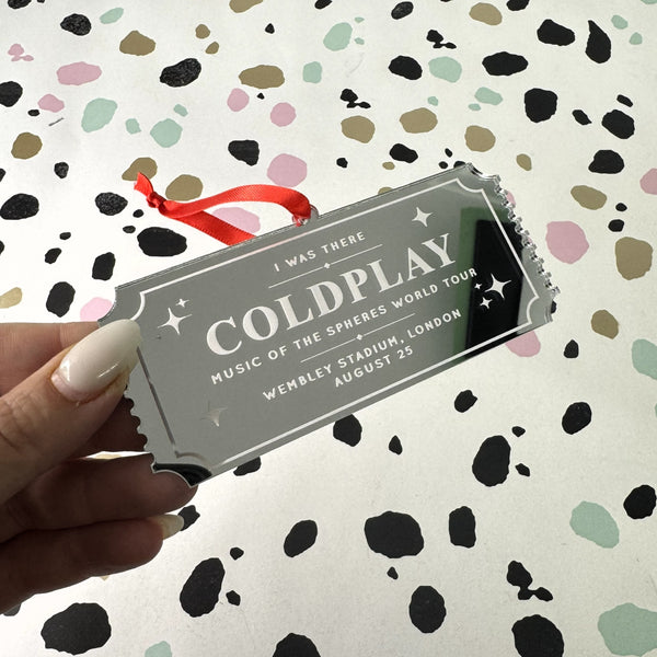 Pre-made discounted concert Ticket - Coldplay - August 25