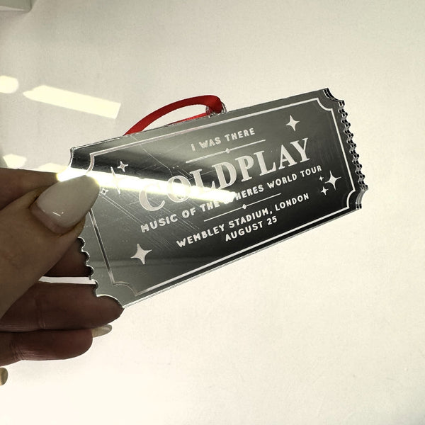 Pre-made discounted concert Ticket - Coldplay - August 25