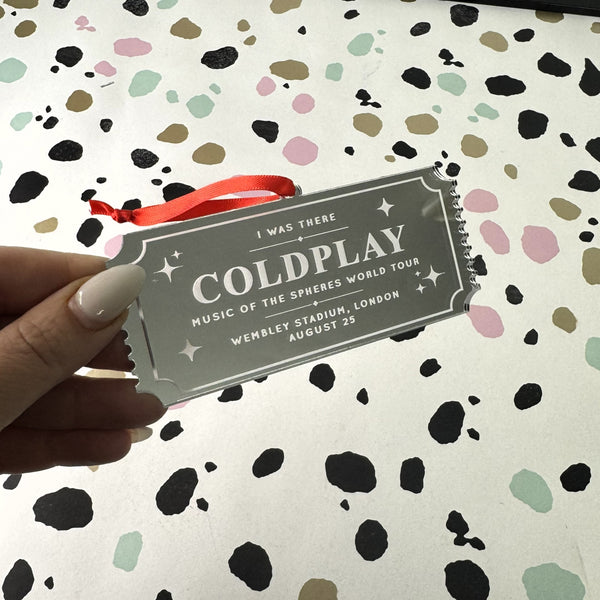 Pre-made discounted concert Ticket - Coldplay - August 25