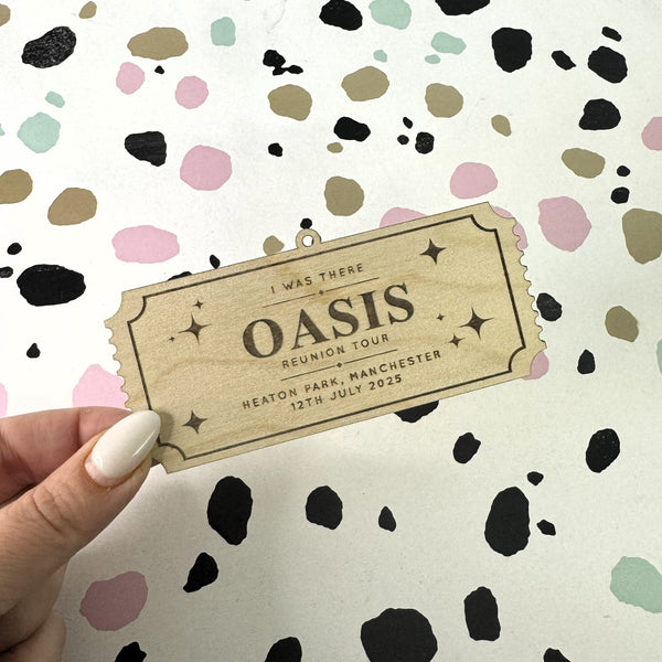 Pre-made discounted concert Ticket - Oasis - 12th July