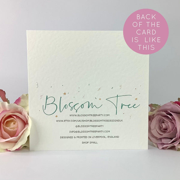 Happy Birthday Sister Luxury Card - Blossom Tree Party