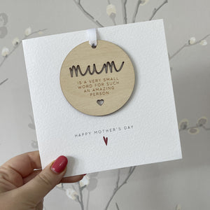 Happy Mother's Day Bauble Card