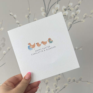 Personalised Easter Chick Card (Ref: 042)