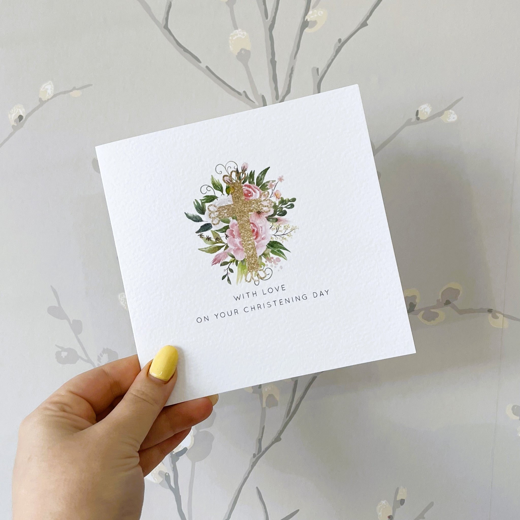 Floral Christening Card | 120