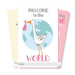Baby Girl Pink Milestone Cards | Baby Girl Moment Cards