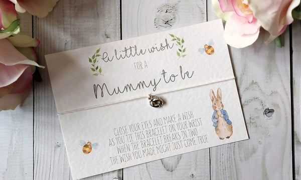 Wish Bracelet | 'Mummy to be' Wish Bracelet | Peter Rabbit